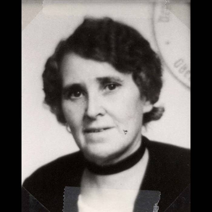 Bertha Gerson, geb. Kahn, geboren 1875 in Hillesheim, deportiert und ermordet 1942 in Theresienstadt, Ehefrau von Theodor Gerson, Simmerner Straße